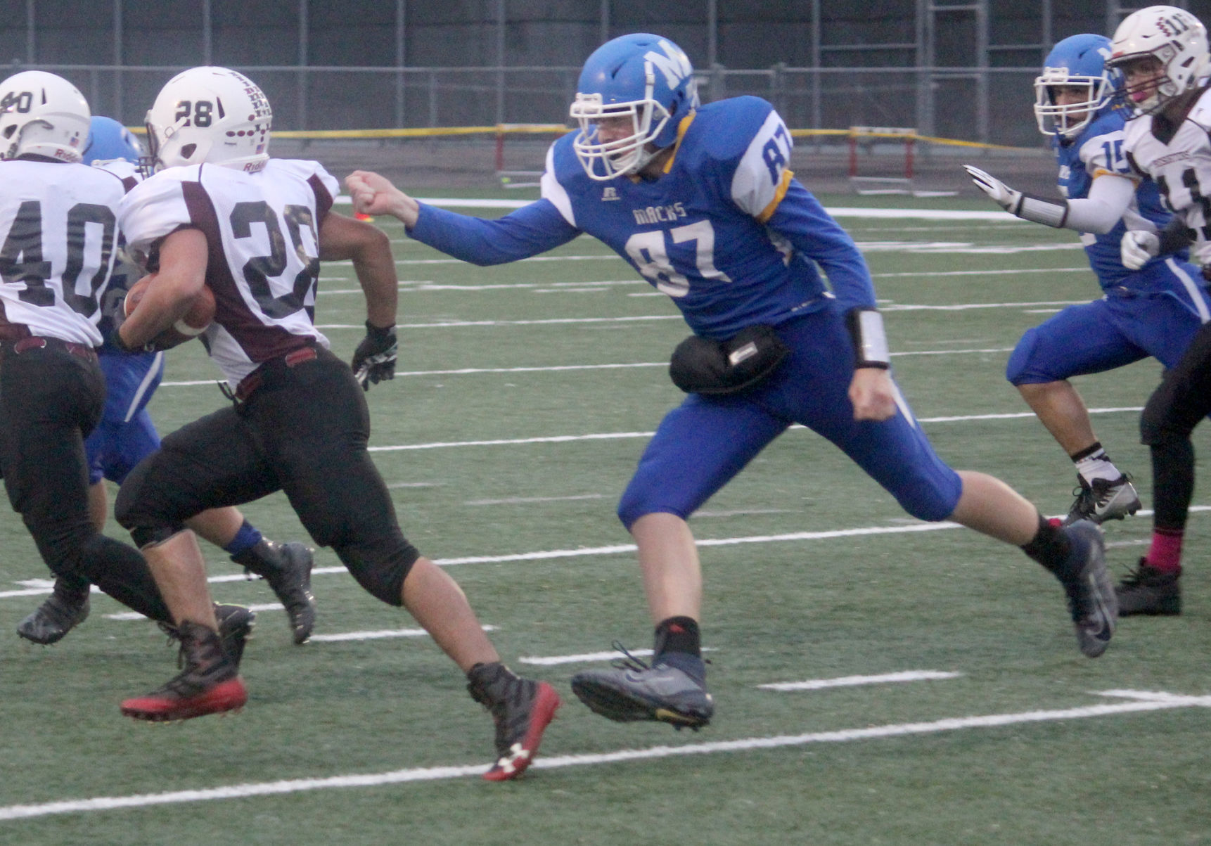 Elkhart Lake-Glenbeulah at McDonell football 10-4-19